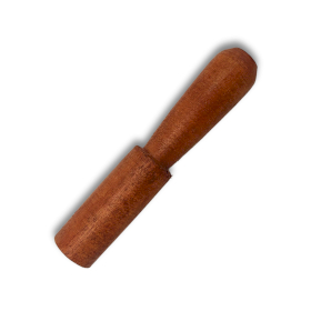 Drewniana Pałeczka Profilowana - 13 cm - Bez Aksamitu