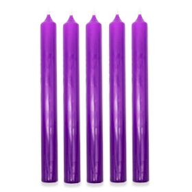 100x Świeca Stołowa - Liliowa