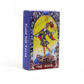 Karty Tarota z Niebieską Folią i Przewodnikiem - Mandala