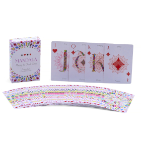 10x Karty do Gry i Wyroczni - Mandala