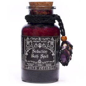 4x Mikstura do Kąpieli Ancient Witch + Amulet z Ametystem - Uwodzenie