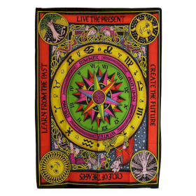 Bawełniana Tkanina na Ścianę (70x110 cm) - Krąg Życia