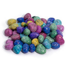 Kamienie Naturalne MIX - Barwiony Jaspis Dalmatyński - 1 kg