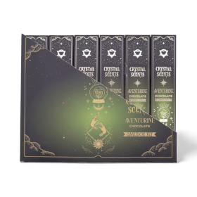 12x Kadzidełka Kryształowe Aromaty - Awenturyn i Czekolada