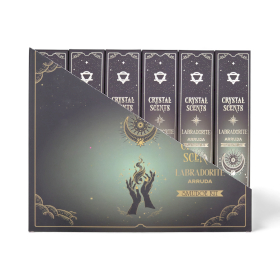 12x Kadzidełka Kryształowe Aromaty - Labradoryt i Ruta