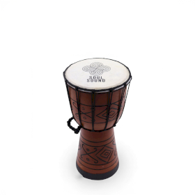 Mały Bęben Djembe Pro - Dźwięk Duszy (niski) - 30 cm