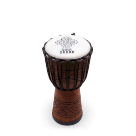 Średni Bęben Djembe Pro - Dźwięk Duszy (niski) - 40 cm