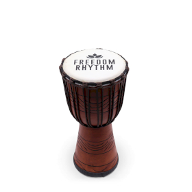 Średni Bęben Djembe Pro - Rytm Wolności (wysoki) - 40 cm