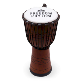 Duży Bęben Djembe Pro - Rytm Wolności (wysoki) - 50 cm