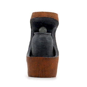 Duża Fontanna Wodna Nablatowa - Grecka Urna w Koszyku