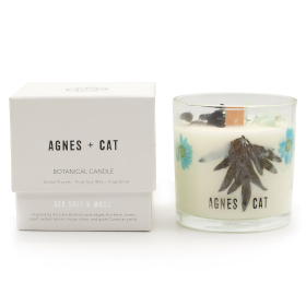 Świeca Sojowa Botaniczna Agnes+Cat - Seasalt & Moss