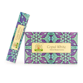 12x Kadzidełka Masala Namaste Mandala - Biały Kopal