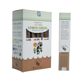 12x Żywice Rytualne na Patyczkach Golden - Trawa Cytrynowa