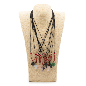 8x Wisiorek z Kamienia na Sznurku - Kolekcja Duchowa (mix wzorów)