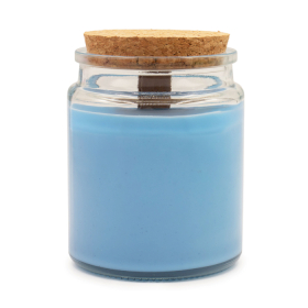 6x Sojowa Świeca z Drewnianym Knotem - Szałwia i Mięta - BEZ ETYKIETY