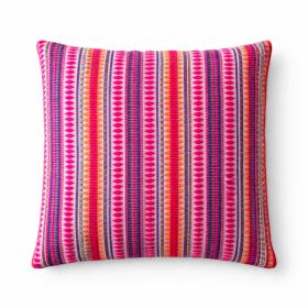 2x Klasyczna Poszewka - Neonowe Paski - 45x45 cm