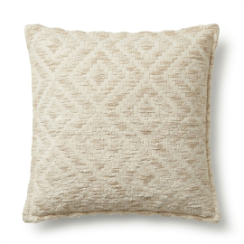 2x Klasyczna Poszewka - Kremowa Geometria - 45x45 cm