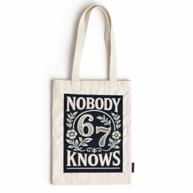 5x Kultowa Torba Tote Toni - Nobody Knows - Naturalna