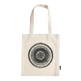 10x Kultowa Torba Tote Basic - Miejska Mandala - Naturalna