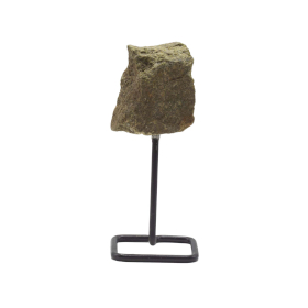 3x Okaz Mineralny na Metalowej Podstawce - Epidot