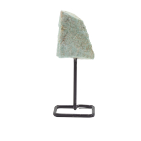 3x Okaz Mineralny na Metalowej Podstawce - Amazonit