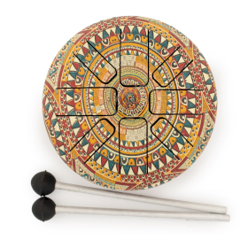 Mały Bębenek Językowy - Om Mandala - 13x9 cm