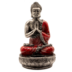 Statuetka Buddy - Świecznik - Czerwony