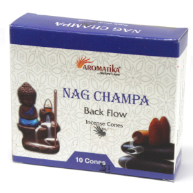 12x Kadzidełka Backflow 10 szt. - Nag Champa