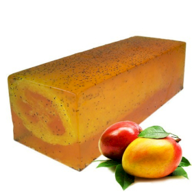 Mydło w Bloku Loofah 1,5 kg  - Masaż Mango