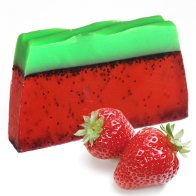 Tropikalne Mydło w Bloku 1,1 kg - Truskawka