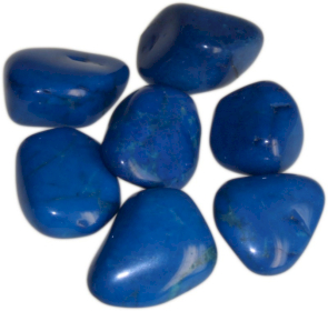24x Kamień Duży - Howlit Niebieski