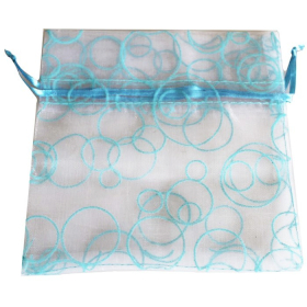 30x Woreczki Organza - Baby Blue