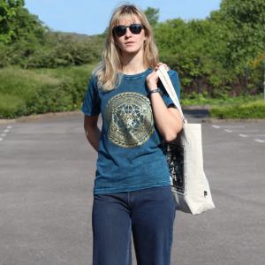 T-Shirty Nomad Sari z Efektem Sprania