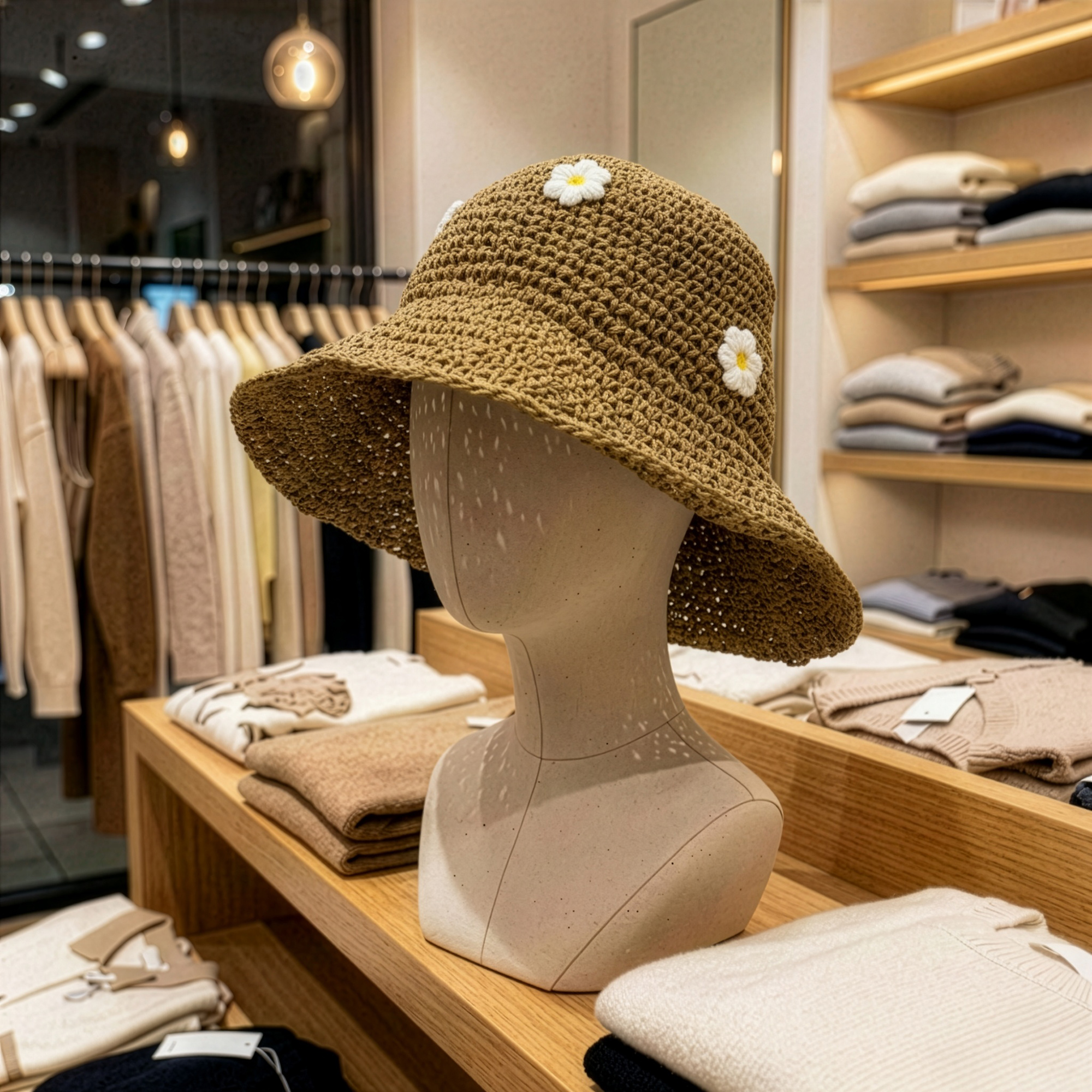 Miękkie Słomkowe Kapelusze Nomad Sari