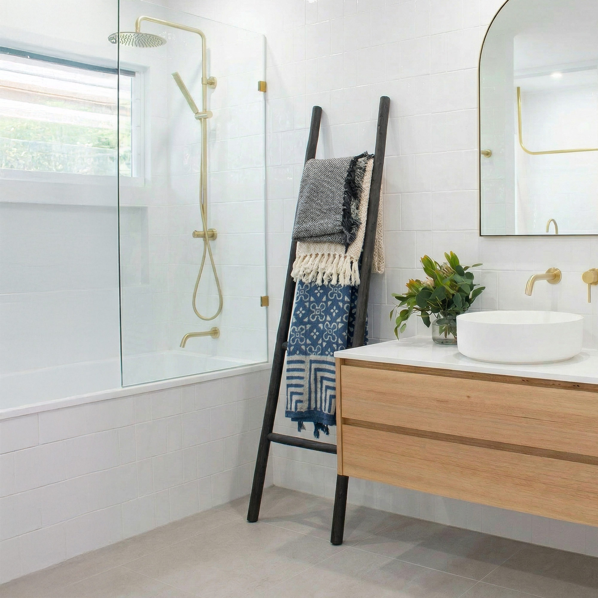 Drabiny z Drewna Tekowego