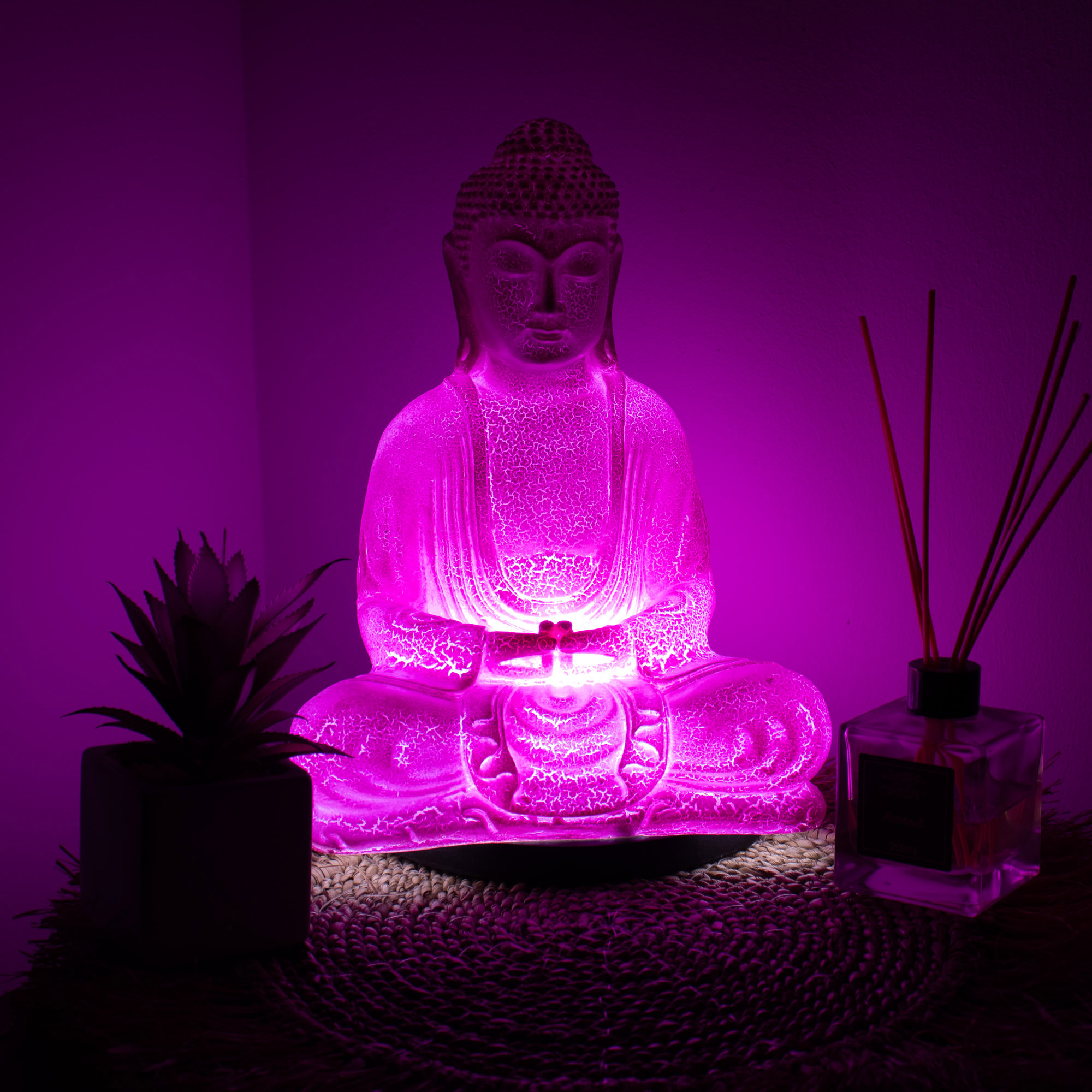 Lampy Budda z Efektem Spękania 